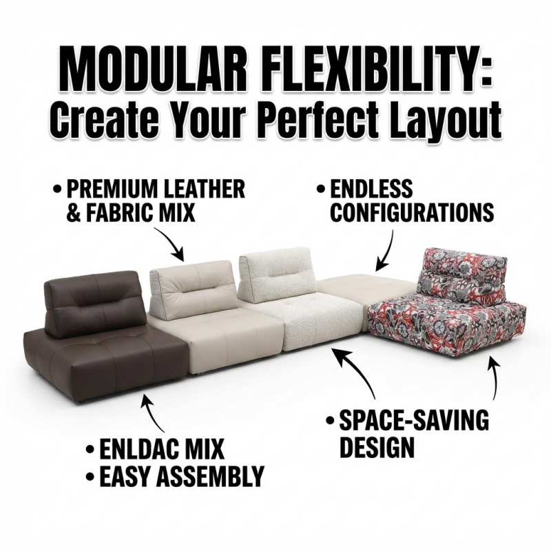 Modular Sectional Floor Sofa, Frameless Cloud Couch, Free Combination Convertible Lazy Sofa for Living Room, Small Apartment & Multi-Space Use